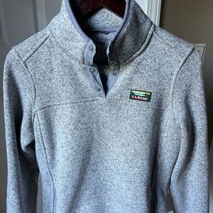 L.L. Bean sweater fleece pullover womens M